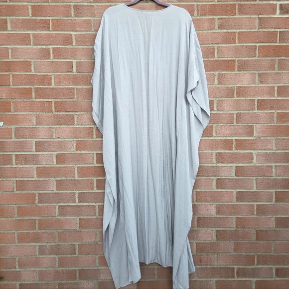 Natori Sleep Kaftan Kimono Grey Size Large - Picture 6 of 7